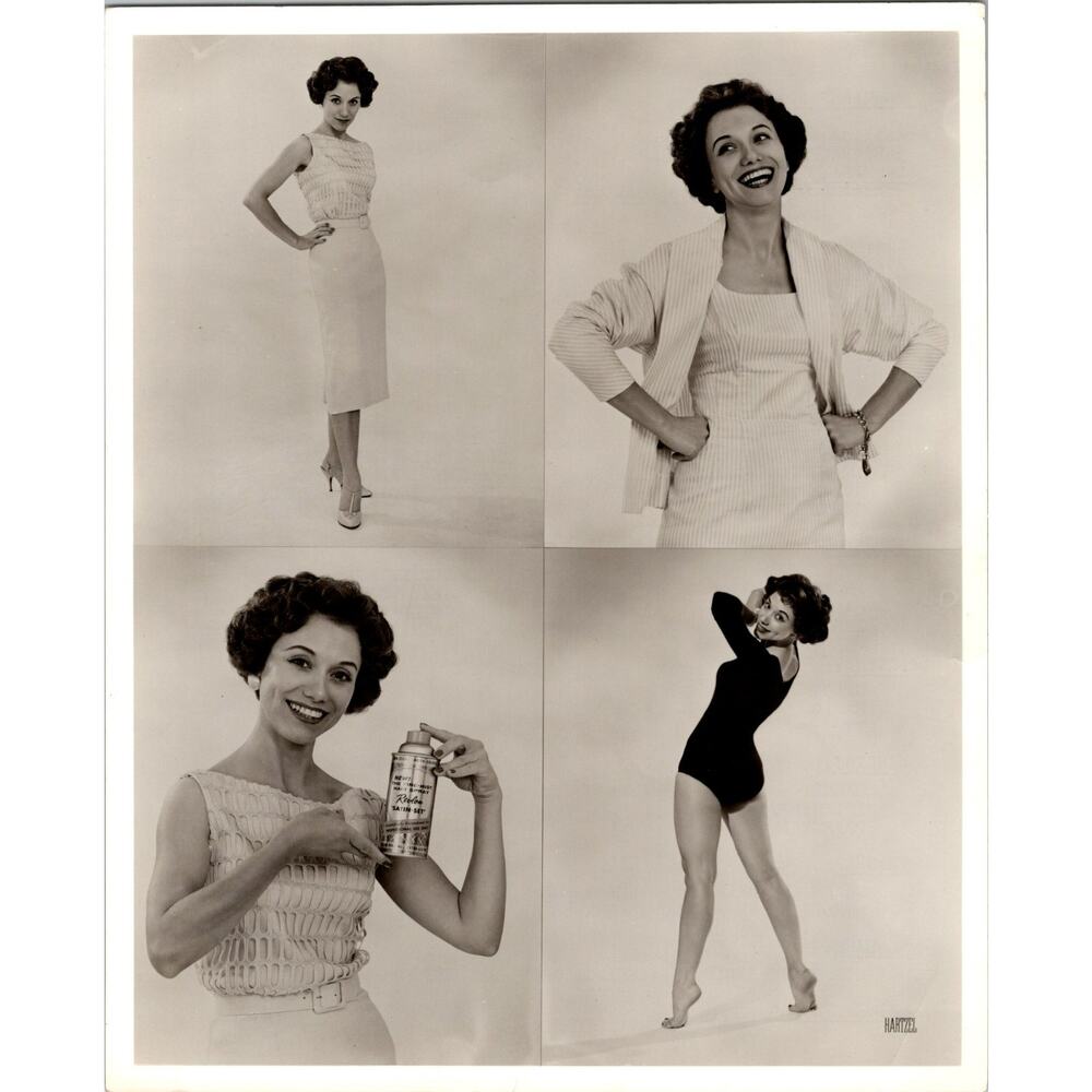 Margaret Sutton Model Actress Publicity Shot Photo Revlon Satin Set Multi View